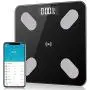 Digital Body Weight Bathroom Scale, Jiguoor Smart Body Fat Scale Bluetooth Digital Weight Wireless Scale High Precision Scale App for Body Weight Body Fat 400lbs Digital Body Weight Bathroom Scale, Jiguoor Smart Body Fat Scale Bluetooth Digital Weight Wireless Scale High Precision Scale App for Body Weight Body Fat 400lbs