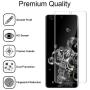Tauri 2 Pack Flexible TPU Film Screen Protector + 2 Pack Tempered Glass Camera Lens Protector for Samsung Galaxy S20 Ultra 5G 6.9 - inch, HD-Clear [Scratch-resistant] [Bubble Free]