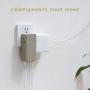 Native Union Smart HUB - 4-Port USB Wall Charger (Including One USB-C Port) with 2 x AC Outlets - Quick Charging for iPhone, iPad, Smartphones and Tablets (Taupe)