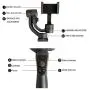 Wiser X01 3-Axis Gimbal Stabilizer for Smartphone, YouTube, Live Streaming ,Selfie, iPhone, Android and Gopro