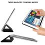 TSOMEI Slim Case - iPad 7th Generation 10.2 Case - Cover-to-Back Adsorption + Three Magnetic Standing Modes + Translucent Hard Shell - Sleep/Wake Cover (Black)