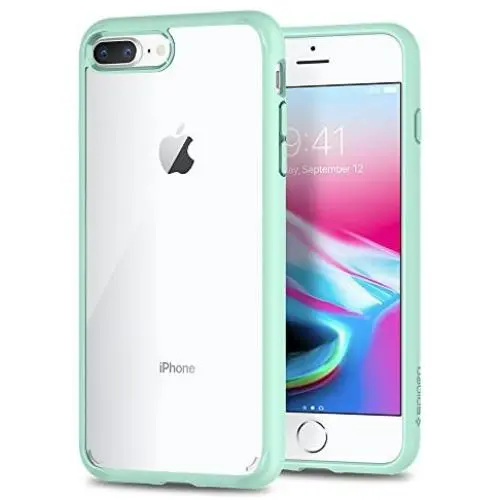 Spigen Ultra Hybrid [2nd Generation] Designed for Apple iPhone 8 Plus Case (2017) / Designed for iPhone 7 Plus Case (2016) - Mint