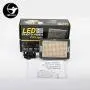 AIOKAWA Premium On Camera Video Light Photo Dimmable 204 LED Panel with 1/4&quot Thread for Canon, Nikon, Sony and Other DSLR Cameras, Bi-Color 3200K-5600K Bright LED Fill Light [10 Year Warranty!]