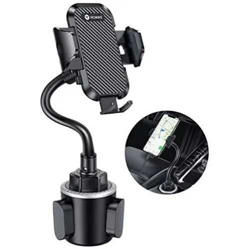VICSEED Upgraded Ultra Stable Cup Holder Phone Mount Cup Phone Holder for Car Universal Phone Cup Mount Fit for iPhone SE 11 Pro Max Xs Xr X 9 8 7Plus, Galaxy Note10 S20+ S10+ S9 Google LG All Phone VICSEED Upgraded Ultra Stable Cup Holder Phone Mount Cup Phone Holder for Car Universal Phone Cup Mount Fit for iPhone SE 11 Pro Max Xs Xr X 9 8 7Plus, Galaxy Note10 S20+ S10+ S9 Google LG All Phone
