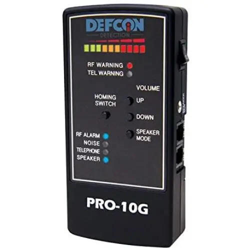 DefCon Security Products PRO-10G GPS Tracker Finder and Law-Grade Counter Surveillance Bug Sweep - Newest Professional Handheld Detection of All Active GPS Trackers, Mobile Phones DefCon Security Products PRO-10G GPS Tracker Finder and Law-Grade Counter Surveillance Bug Sweep - Newest Professional Handheld Detection of All Active GPS Trackers, Mobile Phones
