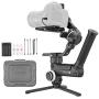 Zhiyun Crane 3S 3-Axis Handheld Gimbal Stabilizer for DSLR Cameras and Camcorder, 6.5kg Payload, Extendable Roll Axis, DC-in, 3S-E Package with Easysling Handle