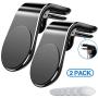 Magnetic Phone Car Mount (2 Pack) 5N52 Car Phone Mount Magnets Hands Free Universal Smart GPS Cell Phone Holder for Car Air Vent Mount for iPhone 11 Pro XS X 8 7 Plus Samsung Galaxy S10 S9 S8 Note 10