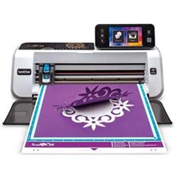 Brother CM350E ScanNCut 2 Cutting Machine with Scanner, Make DIY Vinyl Wall Décor, Custom Stickers and Stencil Sheets with 631 Included Patterns, ScanNCut Online Activation Card