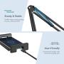 UGREEN Tablet Mount Lazy Holder Adjustable Long Arm Clamp Compatible for iPad Air Pro Mini, iPhone 11 Pro Max SE X 8 7 6 6S, Samsung Galaxy S9 Plus S8, Nintendo Switch, Max 12.9 Inch Cell Phone Tablet
