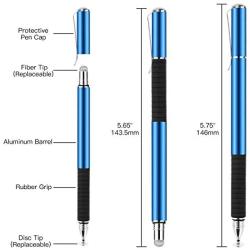 Waysse 3 Stylus Pens for Touch Screens, Capacitive Pen High Sensitivity & Fine Point, Universal Stylus with Clear Disc for iPhone X/8/8plus iPad/iPad Pro/iPad Mini and All Capacitive Touch Screens