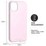 tech21 Studio Colour for Apple iPhone 11 Phone Case - Slim Profile with Anti-Microbial Properties and 8 ft. Drop Protection, Mauve Talc