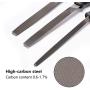 Topec 18Pcs File Set, Swiss Pattern Files, Round and Flat File Kits are Made of High Carbon-Steel, Ideal Wooden Hand Tool for Woodwork, Metal, Model & Hobby Applications