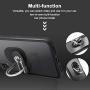 Red Multipurpose Mobile Phone Bracket, Stand 360 Degree Rotation Phone Ring Holder for Car Home HENGBANG