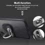 Red Multipurpose Mobile Phone Bracket, Stand 360 Degree Rotation Phone Ring Holder for Car Home HENGBANG