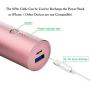 Portable Charger, BONAI Power Bank 5000mAh, (Ultra-Compact)(Aluminum)(Travel) Slim External Backup Battery Pack High-Speed Output Compatible iPhone,iPad,iPod,Samsung-Rose Gold(Charging Cable Included)