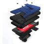 Zizo Bolt Cover - Case for iPhone 11 with Military Grade + Glass Screen Protector & Kickstand and Holster (Blue/Black)