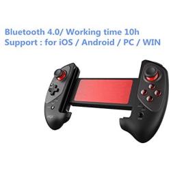 LFJNET Retractable Wireless Bluetooth Game Controller Gamepad,Support PC,Laptop, iOS,Android and TV Box