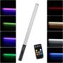 EBTOOLS 3000K/5750K Dimming 204LED Fill Light, RGB Colorful Light Video Lamp USB Port 12 Levels Brightness Adjustable