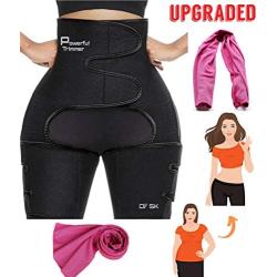 【Buy 1, Get 1 Half】NEW 3-in-1 Neoprene High Waist Thigh Trimmer, Butt Lifter, Weight Loss Waist Thigh Trainer, Waist Thigh Slimmer, Booty Hip Enhancer, Workout Slimming Sweat Belt and Thigh Slimmer