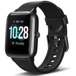 Letsfit Smart Watch, Fitness Tracker with Heart Rate Monitor, Activity Tracker with 1.3" Touch Screen, IP68 Waterproof Pedometer Smartwatch with Sleep Monitor, Step Counter for Women and Men