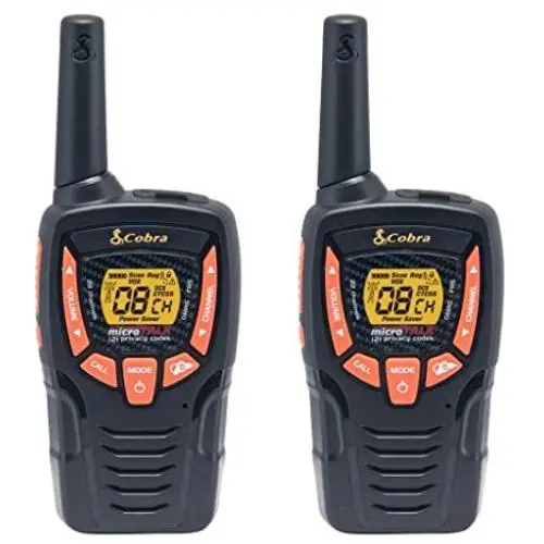 COBRA ACXT345 Walkie Talkies - Rechargeable, Long Range 25-Mile Two Way Radio Set with VOX ( 2 Pack ) COBRA ACXT345 Walkie Talkies - Rechargeable, Long Range 25-Mile Two Way Radio Set with VOX ( 2 Pack )
