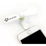 Portable iPhone Fan Attachment - Colorful and Powerful 2-in-1 Fans for iPhone/iPad and Android Smartphone/Tablet - Pack of 3 - Black/Blue/White - 2018 iPhone Accessories