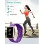 Willful Smart Watch for Android Phones and iOS Phones Compatible iPhone Samsung, IP68 Swimming Waterproof Smartwatch Fitness Tracker Fitness Watch Heart Rate Monitor Watches for Men Women (Purple)