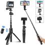 Bluetooth Selfie Stick Tripod,PEYOU 41 Inch Extendable Phone Camera Tripod Stand with Wireless Remote, Selfie Stick Compatible for iPhone 11/11 Pro/X/XR/Xs Max/8/7s, Galaxy S10/S9/Note 8