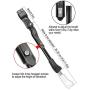 TOPCABIN Bike Kickstand Adjustable Aluminium Alloy Bicycle Kickstand Bike Side Kickstand Fit for 22" 24" 26" 28" Mountain Bike/700 Road Bike/BMX/MTB