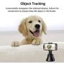 MECHEER Selfie Stick 360°Rotation Object Tracking Phone Holder Smart Face Tracking Selfie Stand, Auto Shooting Cellphone Camera Mount, Intelligent Following Tripod Mount for All Smartphones (Black)