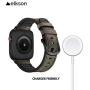 elkson Compatible with Apple Watch Series 5 4 Bumper case 44mm iwatch Quattro Series Cases Fall Protection Durable Military Grade Protective TPU Flexible Shock Proof Resist Men 44 mm Stealth Black