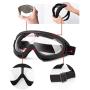Anyoupin Airsoft Mask and Goggles Set Adjustable Metal Steel Mesh Half Face Mask with Ultra-Violet Protective Outdoor Glasses Goggles for Paintball Shooting Cosplay War Game Anyoupin Airsoft Mask and Goggles Set Adjustable Metal Steel Mesh Half Face Mask with Ultra-Violet Protective Outdoor Glasses Goggles for Paintball Shooting Cosplay War Game