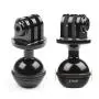 D&F CNC Mount 1-Inch Diameter Ball with 3/8 Screw Hole for GoPro Hero 7/6/5/4/HERO(2018) SJCAM Yi APEMAN Campark Sport Cam