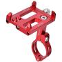 Enrilior GUB Mountain Bicycle Motorcycle Mobile Phone Camera Holder Mount Bracket Cycling (Red)