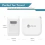 Mini Travel USB Charger, 12W 2-Pack Cell Phone Charger Adapter w/Foldable Plug for iPhone11 Pro/X/XR /8/7 /6/ Plus, iPad Pro/Air 2 /Mini 3/ Mini 4, Galaxy S7/ S6 /S6 Edge/Edge+, Note 5 and More