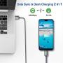CLEEFUN USB Type C Charger Cable [5-Pack, 3/3/6/6/10 ft], USB C Fast Charging Cable Nylon Braided Compatible with Samsung Galaxy Note 10/10+/9/8, S10E S10 S9 S8 Plus, A71 A51 A50 A30 A20