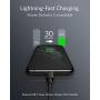USB C to Lightning Cable, Anker New Nylon USB-C to Lightning Charging Cord for [6ft Apple MFi Certified] for iPhone 11 Pro/X/XS/XR / 8 Plus/AirPods Pro, Supports Power Delivery (Black)