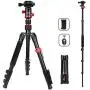 ZOMEi M5 Camera Tripod Lightweight Travel Tripod Monopod 2 in 1 Portable Camera Tripod Stand with 360 Degree Ball Head, Remote Bluetooth and Phone Clip for Cameras, Smartphone ZOMEi M5 Camera Tripod Lightweight Travel Tripod Monopod 2 in 1 Portable Camera Tripod Stand with 360 Degree Ball Head, Remote Bluetooth and Phone Clip for Cameras, Smartphone