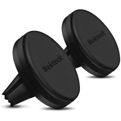 Magnetic Car Mount, Nekteck Magnetic Phone Car Mount Holder for iPhone X/ 8/7/ 6s/ 6 Plus,iPhone 5s/ 5c/ 5, Samsung Galaxy S9/ S8/ S7/ S6, Note 8, LG HTC, Pixel 2 XL and GPS Devices,2 Pack