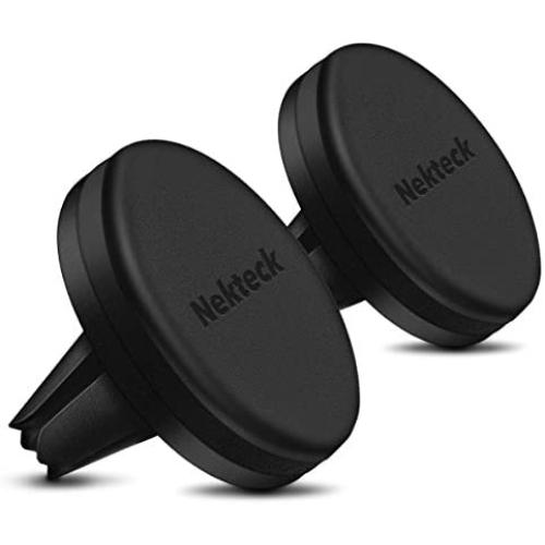 Magnetic Car Mount, Nekteck Magnetic Phone Car Mount Holder for iPhone X/ 8/7/ 6s/ 6 Plus,iPhone 5s/ 5c/ 5, Samsung Galaxy S9/ S8/ S7/ S6, Note 8, LG HTC, Pixel 2 XL and GPS Devices,2 Pack