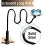 Cell Phone Clip On Stand Holder with Grip Flexible Long Arm Gooseneck Bracket Mount Clamp Compatible with iPhone X/8/7/6/6S Plus Samsung S8/S7, Used for Bed, Desktop, Black Cell Phone Clip On Stand Holder with Grip Flexible Long Arm Gooseneck Bracket Mount Clamp Compatible with iPhone X/8/7/6/6S Plus Samsung S8/S7, Used for Bed, Desktop, Black