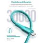 Xcentz USB C to Lightning Cable, iPhone 11 Charger [6ft Apple MFi Certified] Fast Charging Support Power Delivery, Nylon Braided Cable for iPhone 11/11 Pro/11 Pro Max/XS Max/XS/XR/X/8/8 Plus, Blue