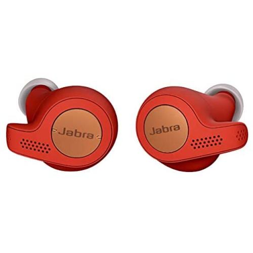 Jabra Elite Active 65t Earbuds – True Wireless Earbuds with Charging Case, Copper Red –  Bluetooth Earbuds with a Secure Fit and Superior Sound, Long Battery Life and More