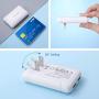 USB Plug in Wall Charger, Excgood 2-Port USB-A Ultra Compact Foldable Charger Block Compatible with iPhone 11/Xr/Xs, Galaxy,Note, Pixel and More Phones, 3-Pack, Black&White