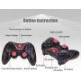 SBQF T3 Bluetooth Wireless Gamepad S600 STB S3VR Game Controller Joystick for Android iOS Mobile Phones PC Game Handle (Color : 2)