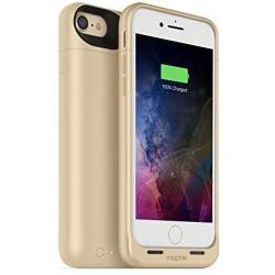 mophie Juice Pack Wireless - Qi Wireless Charging - Protective Battery Case for Apple iPhone 8 and iPhone 7 - Gold