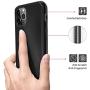 Mkeke Compatible with iPhone 11 Pro Case, Clear Anti-Scratch Shockproof Cases Cover for iPhone 11 Pro 5.8 inch-Black