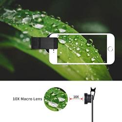 Phone Camera Lens, Zecti Lens Kit for iPhone, Samsung, Pixel, Macro and Wide Angle Lens with Lens Clip and Carrying Pouch
