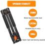 VICTIV Camera Tripod 81 inches Monopod, Aluminum Travel Tripod for DSLR, Lightweight Tripod Loads up to 19 lbs with 360 Degree Ball Head and Carry Bag for Travel and Work - AT26 Orange