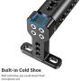 SMALLRIG Top Handle Grip Cheese Handle with Cold Shoe Mount for Digital DSLR Camera - 1638